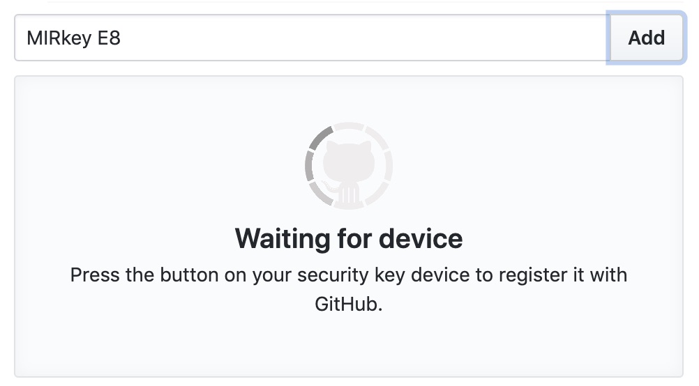Github wait device